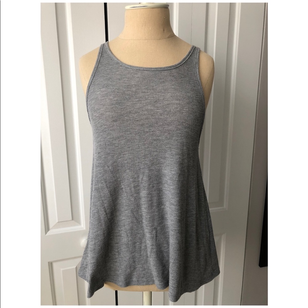 ABERCROMBIE & FITCH SIZE SMALL GREY PRE OWEND TANK
